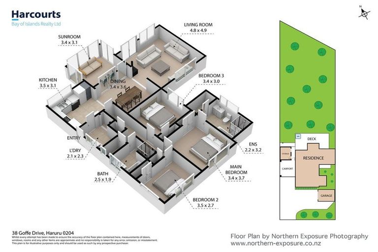 Photo of property in 38 Goffe Drive, Haruru, 0204