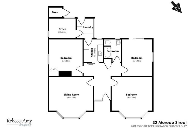 Photo of property in 32 Moreau Street, Saint Kilda, Dunedin, 9012