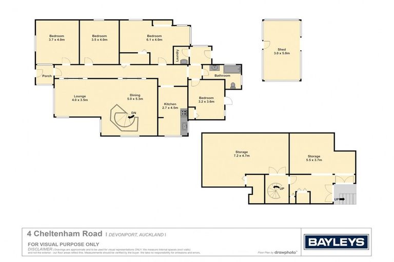 Photo of property in 4 Cheltenham Road, Devonport, Auckland, 0624