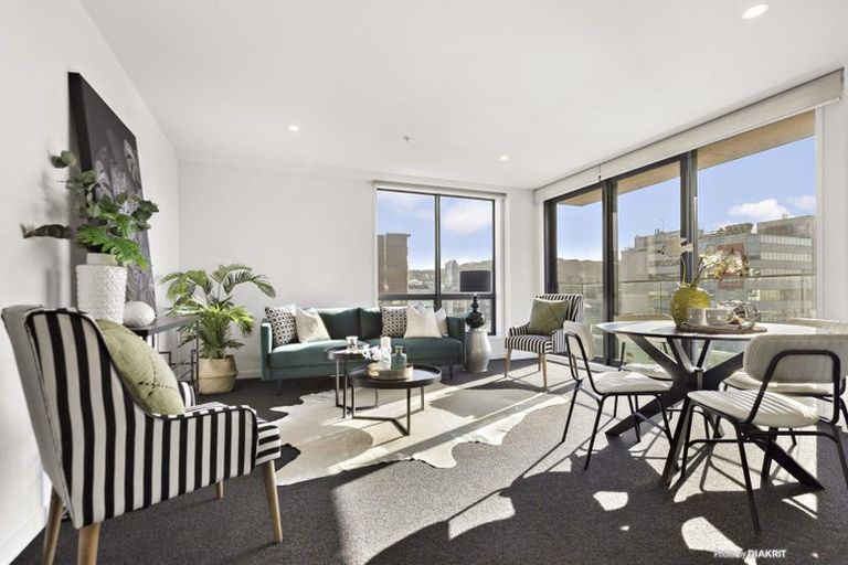Photo of property in Alpha Apartments, 703/4 Elizabeth Street, Mount Victoria, Wellington, 6011