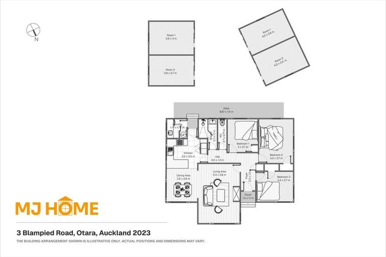 Photo of property in 3 Blampied Road, Otara, Auckland, 2023