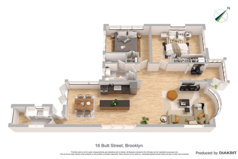 Photo of property in 16 Butt Street, Brooklyn, Wellington, 6021