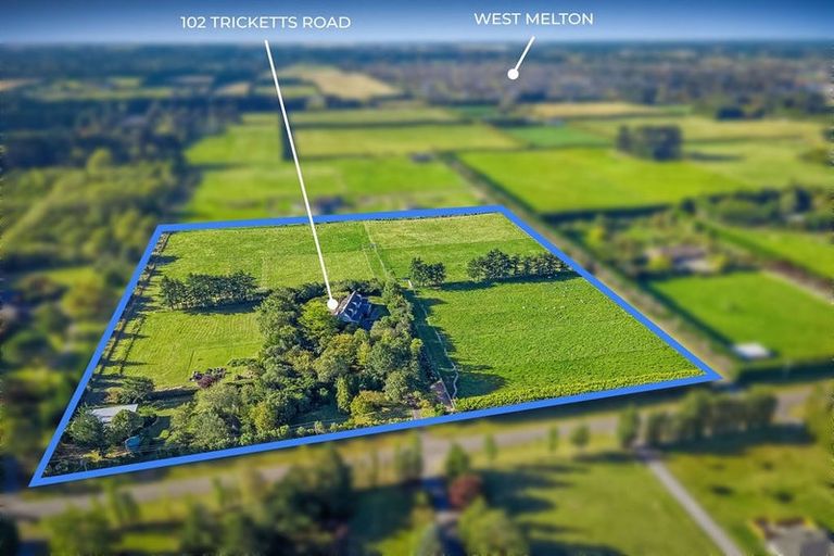 Photo of property in 102 Tricketts Road, West Melton, Christchurch, 7676