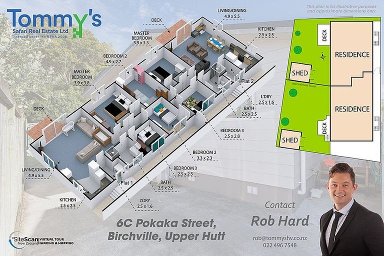 Photo of property in 6c Pokaka Street, Birchville, Upper Hutt, 5018