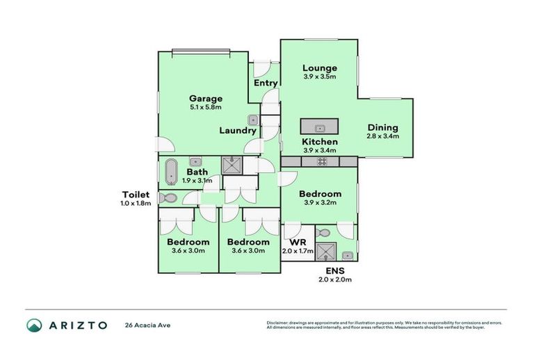 Photo of property in 26 Acacia Avenue, Kihikihi, Te Awamutu, 3800