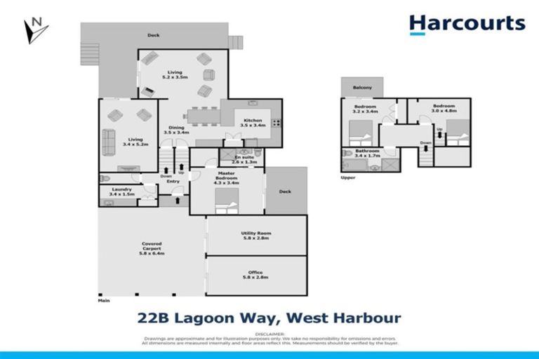 Photo of property in 2/22 Lagoon Way, West Harbour, Auckland, 0618