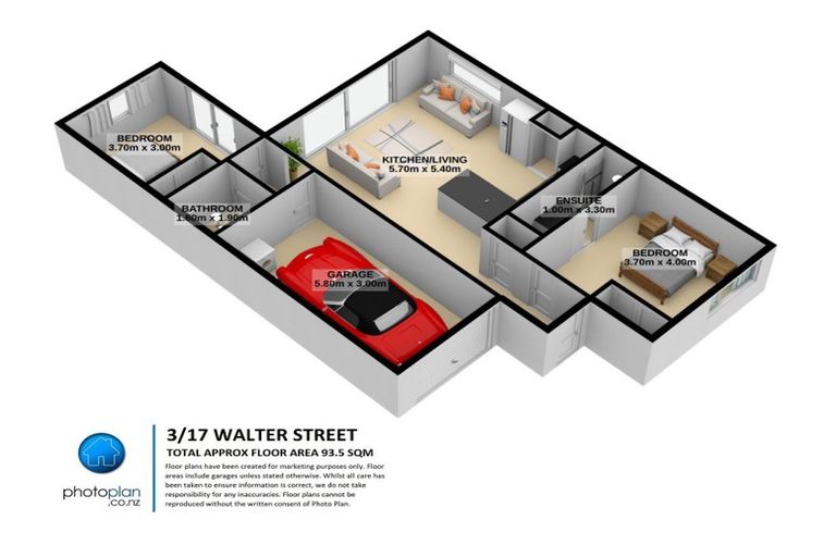 Photo of property in 3/17 Walter Street, Hauraki, Auckland, 0622