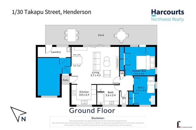 Photo of property in 1/30 Takapu Street, Henderson, Auckland, 0612