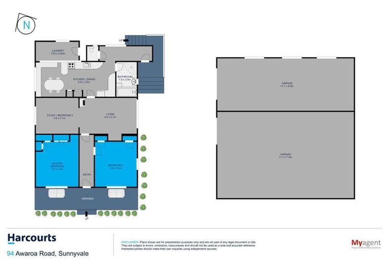 Photo of property in 1/94 Awaroa Road, Sunnyvale, Auckland, 0612