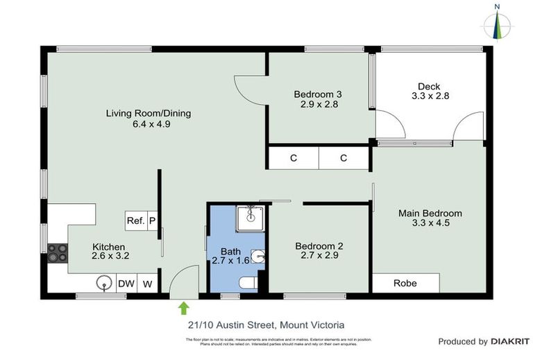 Photo of property in Kingsgate Flats, 10 Austin Street, Mount Victoria, Wellington, 6011