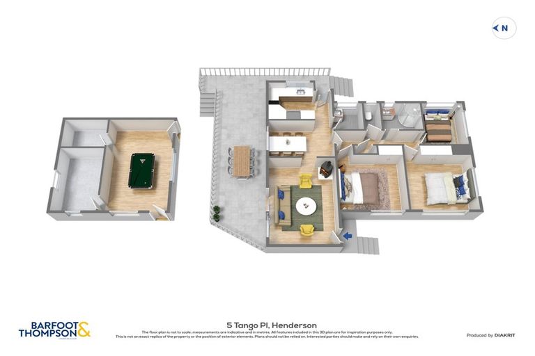 Photo of property in 5 Tango Place, Henderson, Auckland, 0610