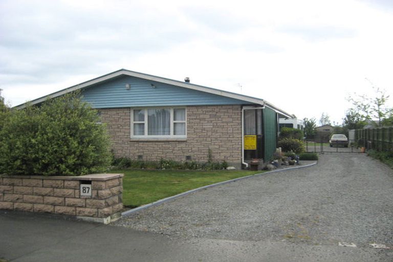 Photo of property in 87 Claridges Road, Casebrook, Christchurch, 8051