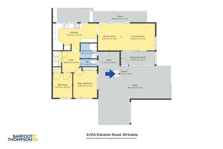 Photo of property in 2/2a Eskdale Road, Birkdale, Auckland, 0626