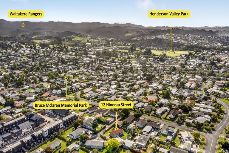 Photo of property in 12 Hinerau Street, Henderson, Auckland, 0612