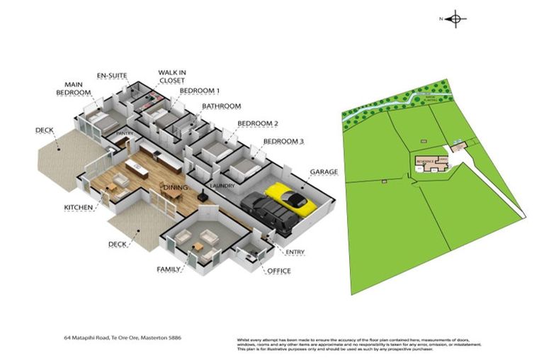 Photo of property in 64 Matapihi Road, Te Ore Ore, Masterton, 5886