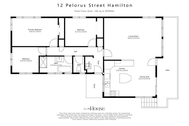 Photo of property in 12 Pelorus Street, Glenview, Hamilton, 3206