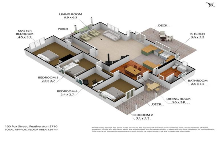 Photo of property in 100 Fox Street, Featherston, 5710