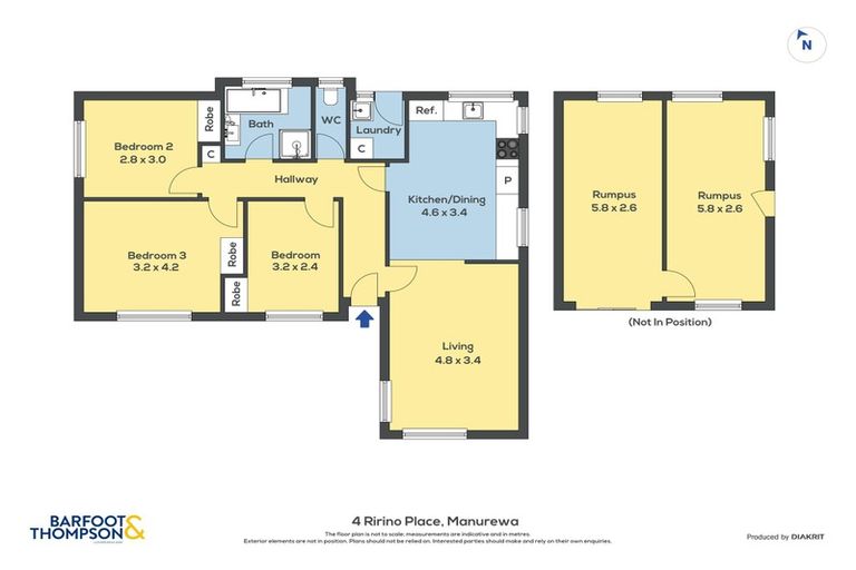 Photo of property in 4 Ririno Place, Manurewa, Auckland, 2102