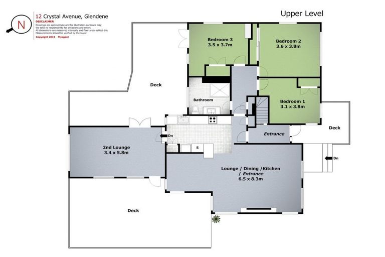 Photo of property in 12 Crystal Avenue, Glendene, Auckland, 0602