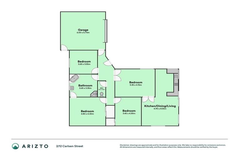 Photo of property in 2/12 Carlsen Street, Burwood, Christchurch, 8083