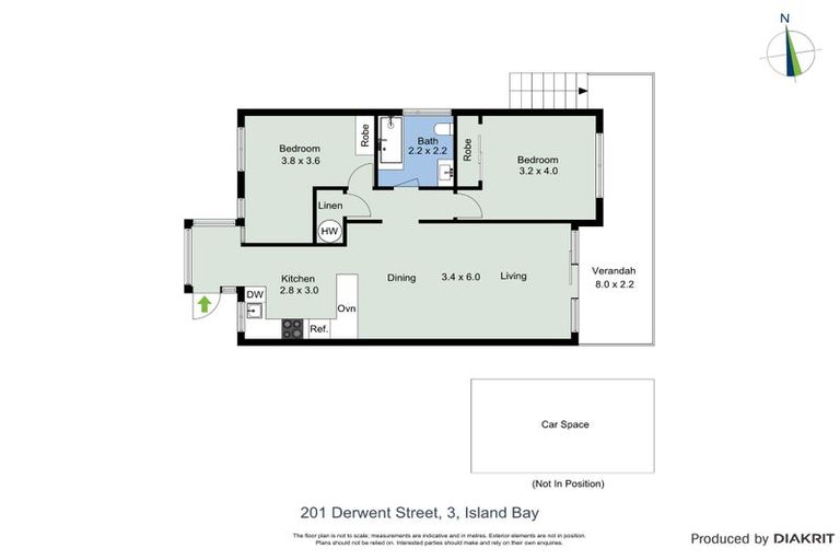 Photo of property in 3/201 Derwent Street, Island Bay, Wellington, 6023