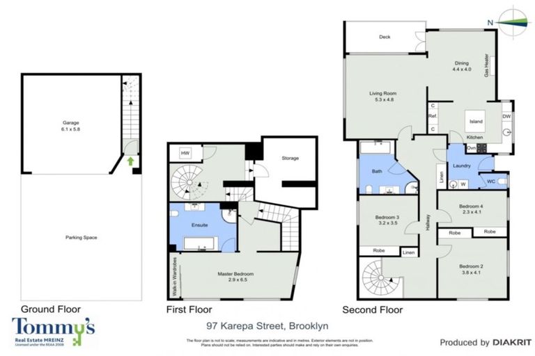 Photo of property in 97 Karepa Street, Brooklyn, Wellington, 6021