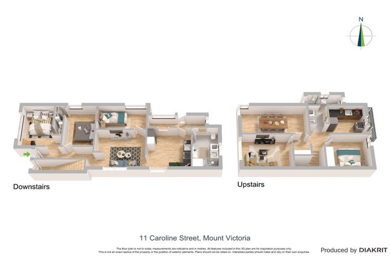 Photo of property in 11 Caroline Street, Mount Victoria, Wellington, 6011