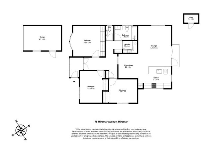 Photo of property in 75 Miramar Avenue, Miramar, Wellington, 6022