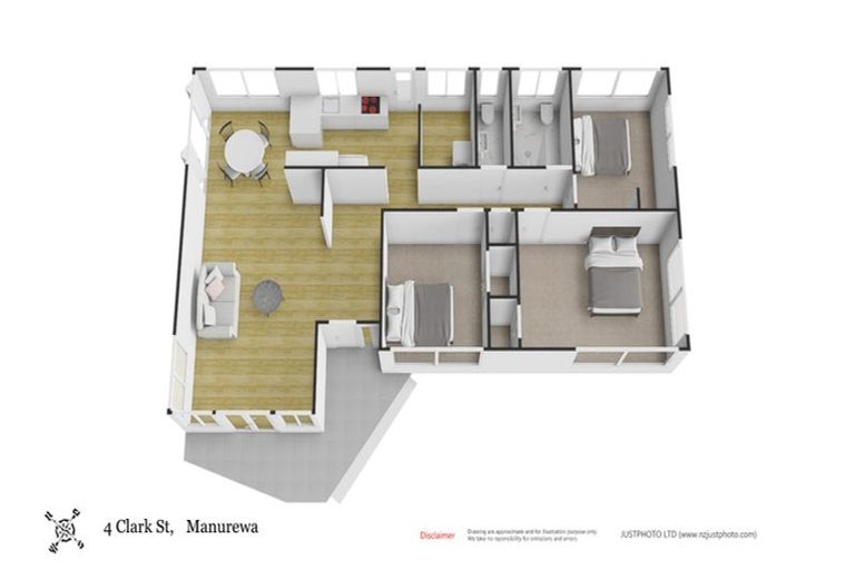 Photo of property in 4 Clark Street, Manurewa, Auckland, 2102