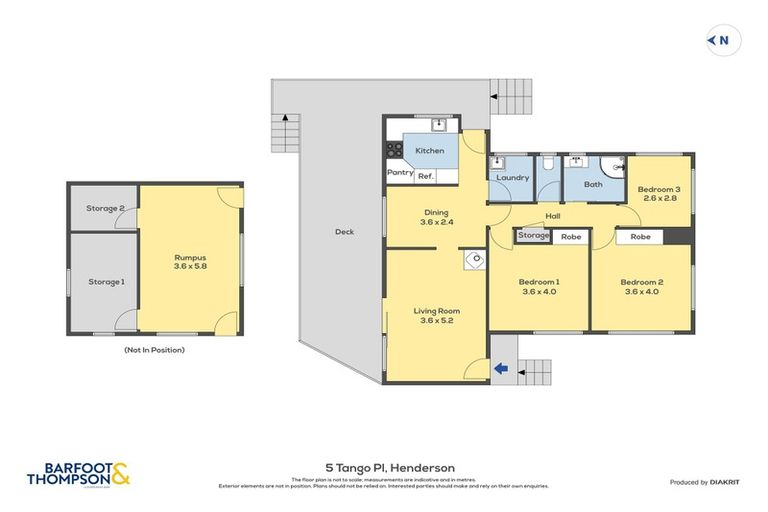 Photo of property in 5 Tango Place, Henderson, Auckland, 0610