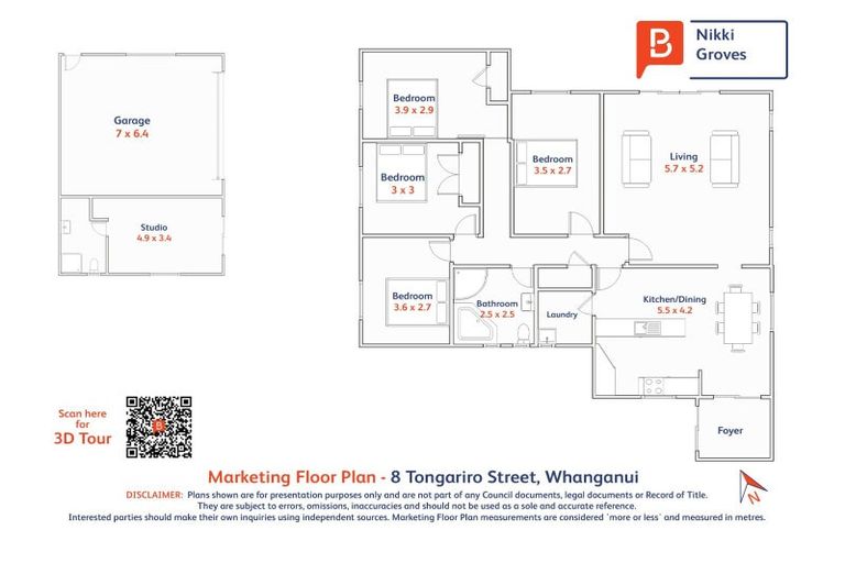 Photo of property in 8 Tongariro Street, Castlecliff, Whanganui, 4501