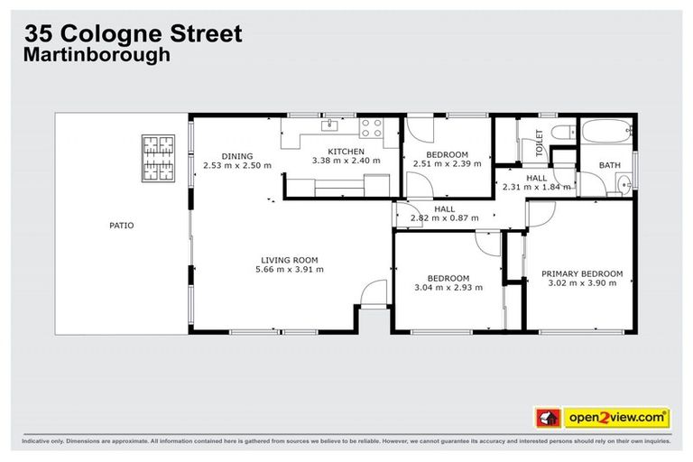 Photo of property in 35 Cologne Street, Martinborough, 5711