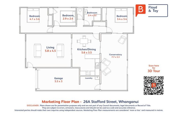 Photo of property in 26a Stafford Street, Springvale, Whanganui, 4501