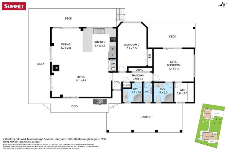 Photo of property in 2 Worlds End Road, Tennyson Inlet, 7195
