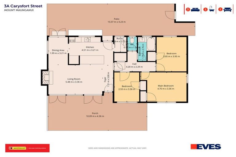 Photo of property in 3a Carysfort Street, Mount Maunganui, 3116