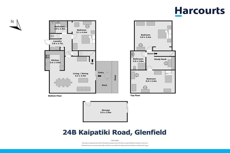 Photo of property in 2/24 Kaipatiki Road, Glenfield, Auckland, 0629