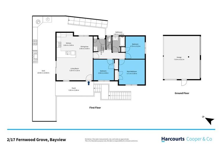 Photo of property in 2/17 Fernwood Grove, Bayview, Auckland, 0629