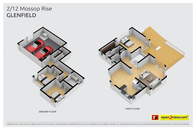 Photo of property in 2/12 Mossop Rise, Glenfield, Auckland, 0629