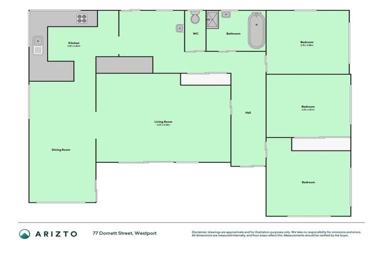 Photo of property in 77 Domett Street, Westport, 7825