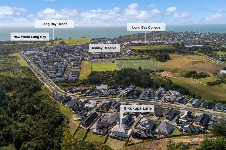 Photo of property in 9 Kukupa Lane, Long Bay, Auckland, 0630
