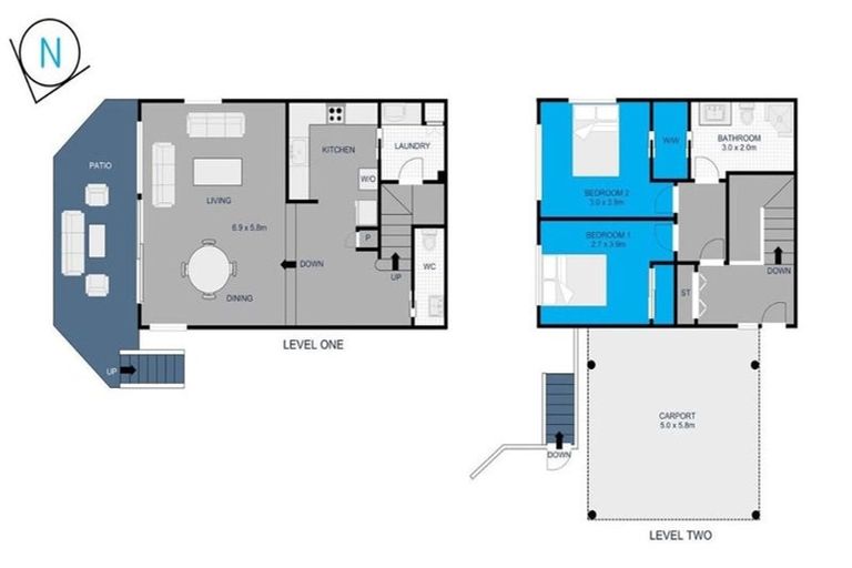 Photo of property in 2/15d Verran Road, Birkenhead, Auckland, 0626