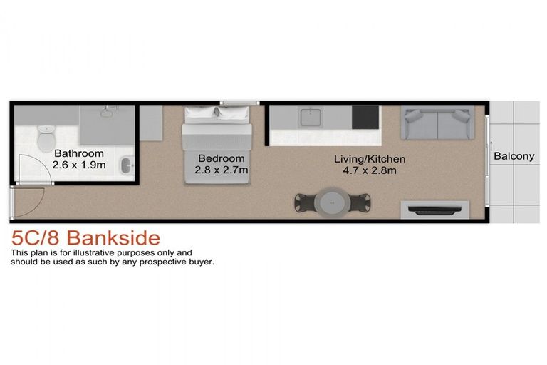 Photo of property in Waldorf Bankside Apartments, 5c/8 Bankside Street, Auckland Central, Auckland, 1010