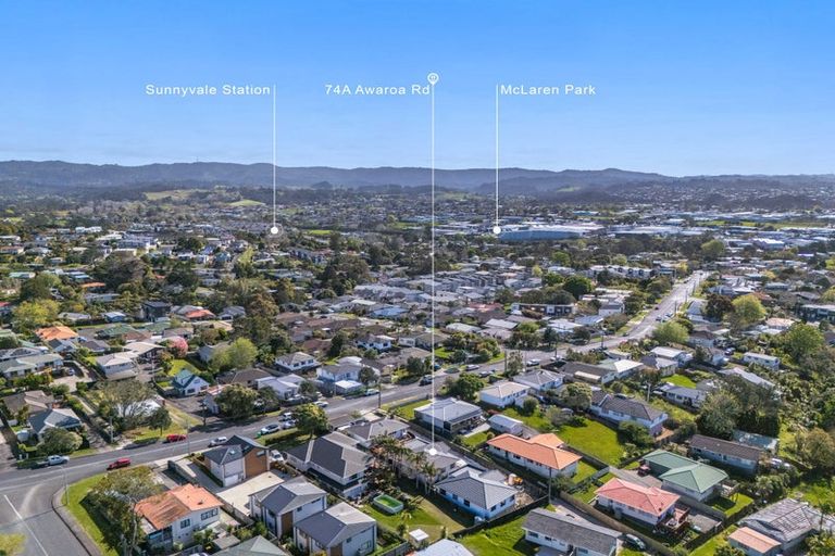 Photo of property in 74a Awaroa Road, Sunnyvale, Auckland, 0612