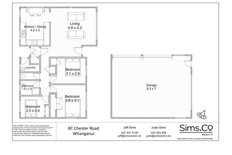 Photo of property in 8c Chester Road, Springvale, Whanganui, 4501