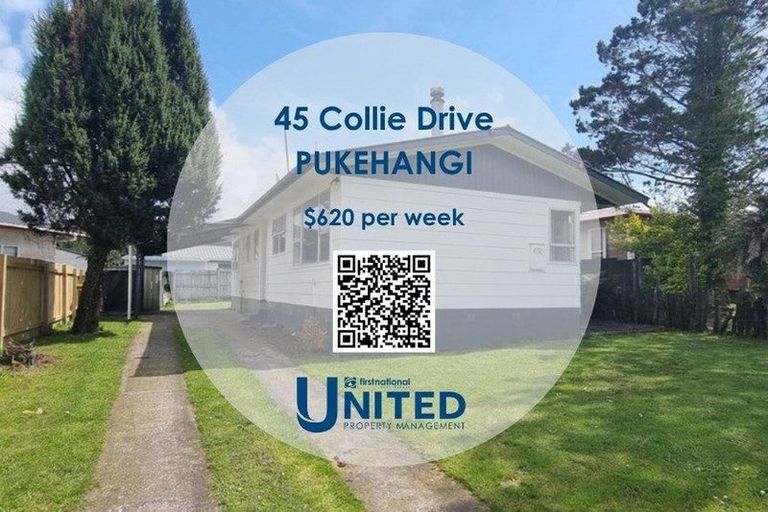 Photo of property in 45 Collie Drive, Pukehangi, Rotorua, 3015