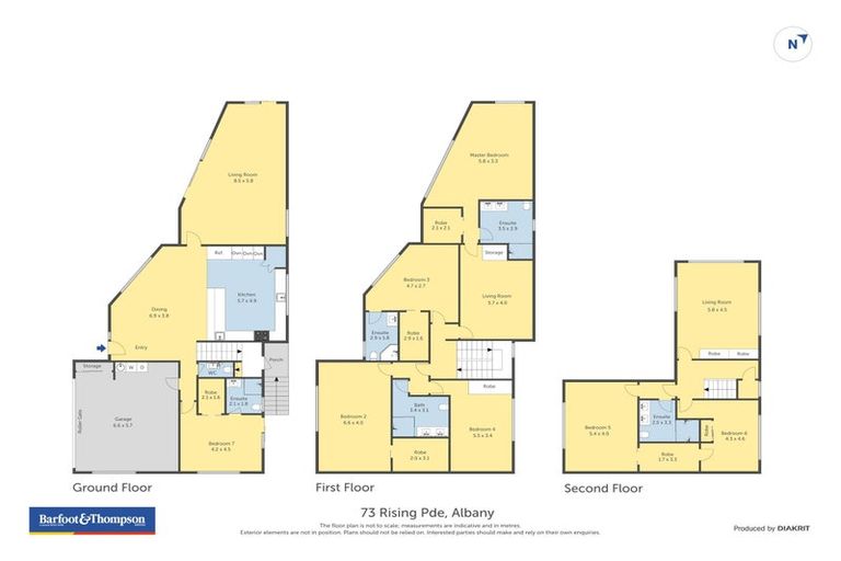 Photo of property in 73 Rising Parade, Fairview Heights, Auckland, 0632