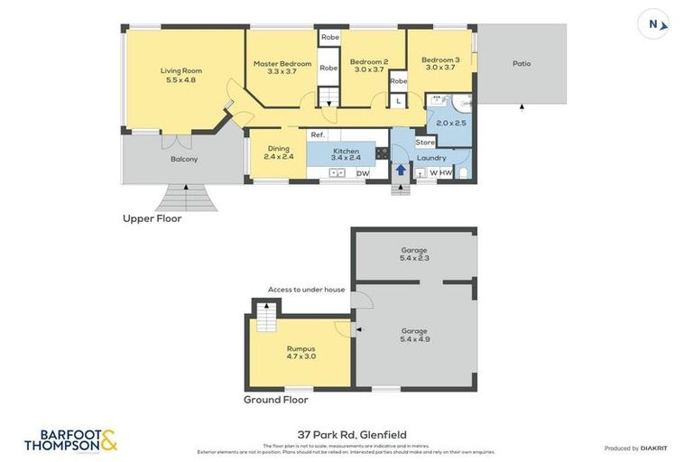 Photo of property in 37 Park Road, Glenfield, Auckland, 0629