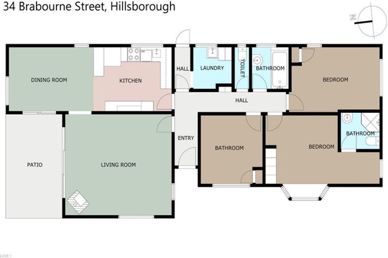 Photo of property in 34 Brabourne Street, Hillsborough, Christchurch, 8022