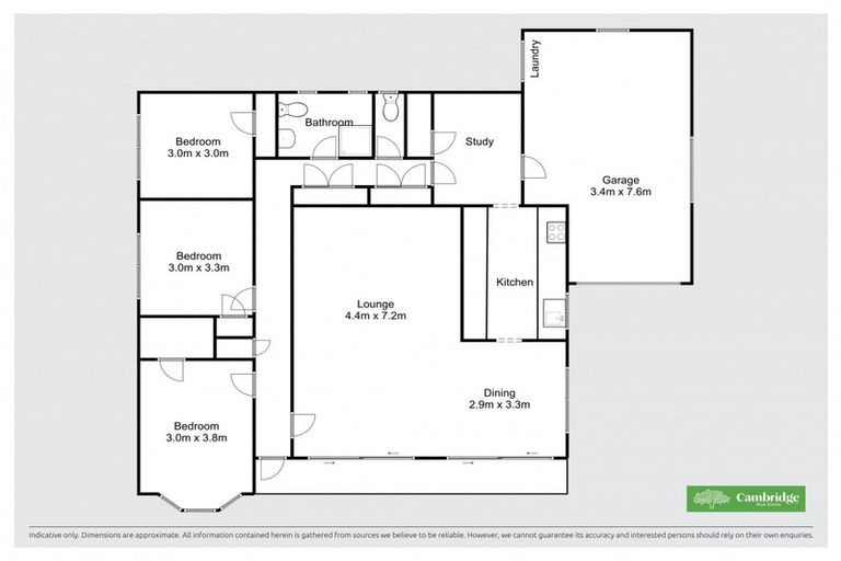 Photo of property in 9 Woodstock Crescent, Leamington, Cambridge, 3432