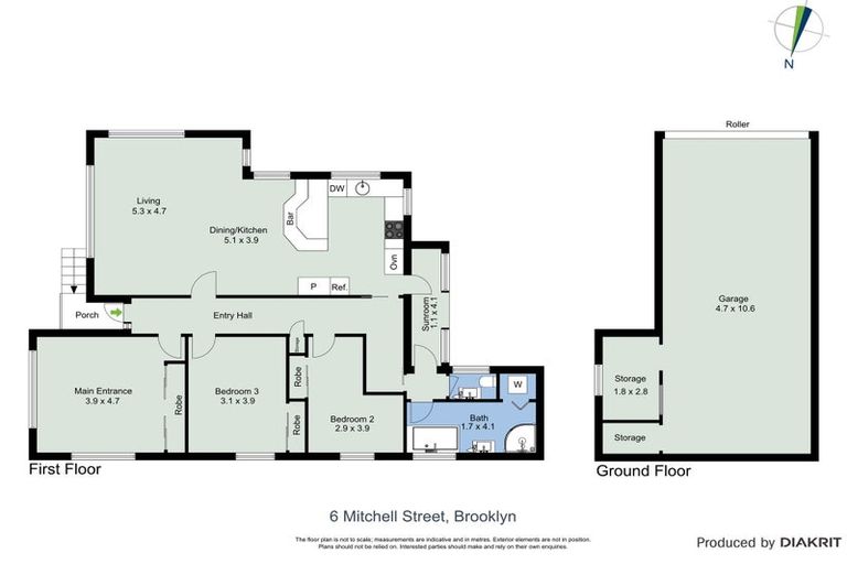 Photo of property in 6 Mitchell Street, Brooklyn, Wellington, 6021